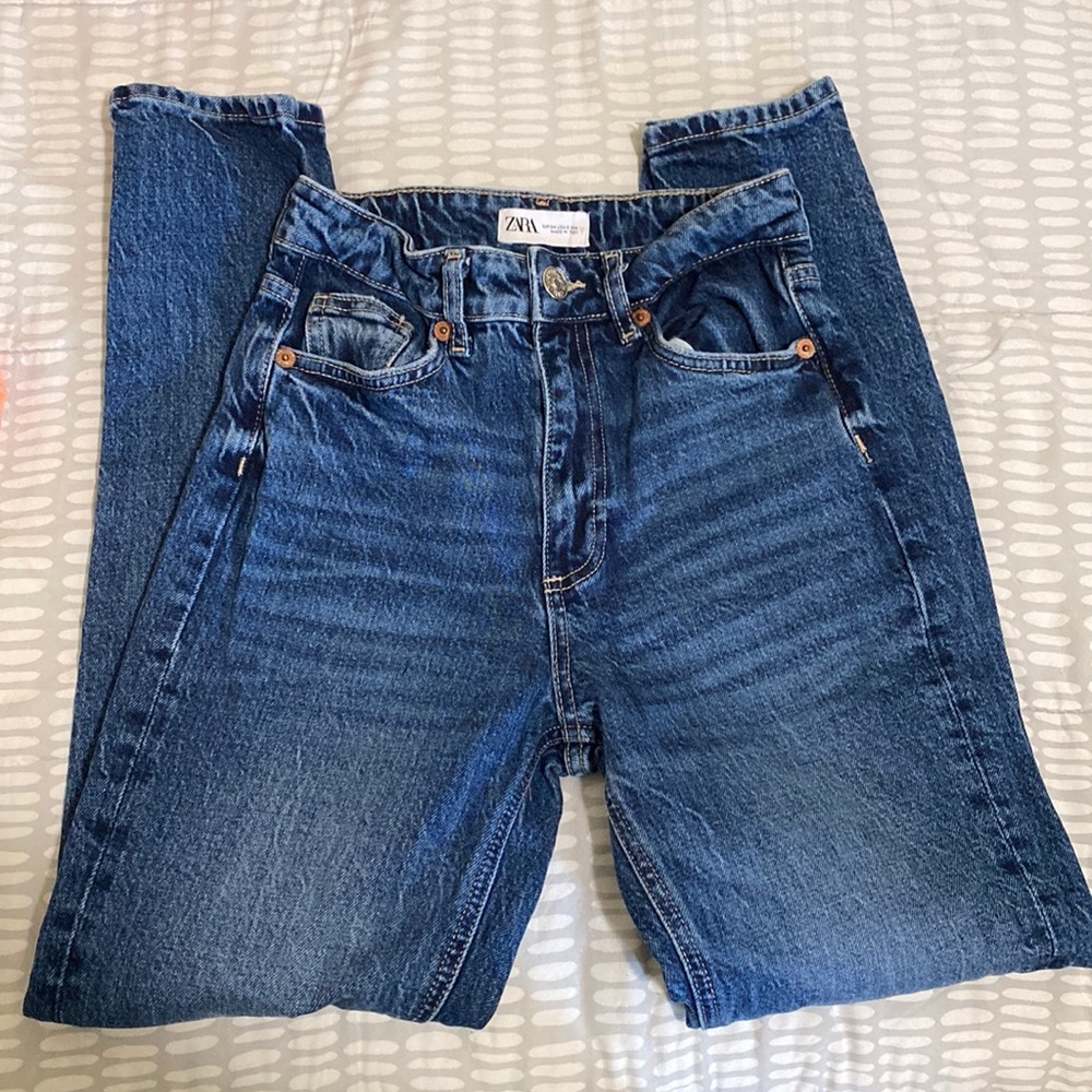 Zara high waisted skinny jeans